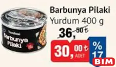 YURDUM BARBUNYA PİLAKİ 400 G